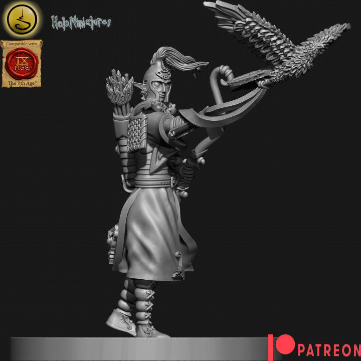 Highborn elves Archers 3D print model_9