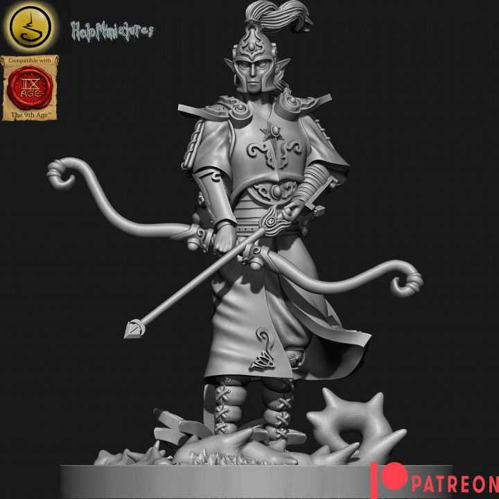Highborn elves Archers 3D print model_5