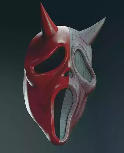 Ghost face mask-Dead by Daylight 3D print model
