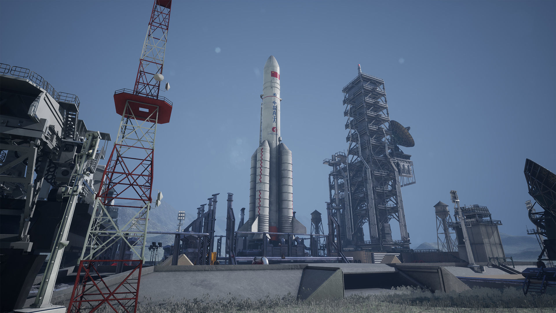 Chinese Rocket Launch  220 Assets Low-poly 3D model_17