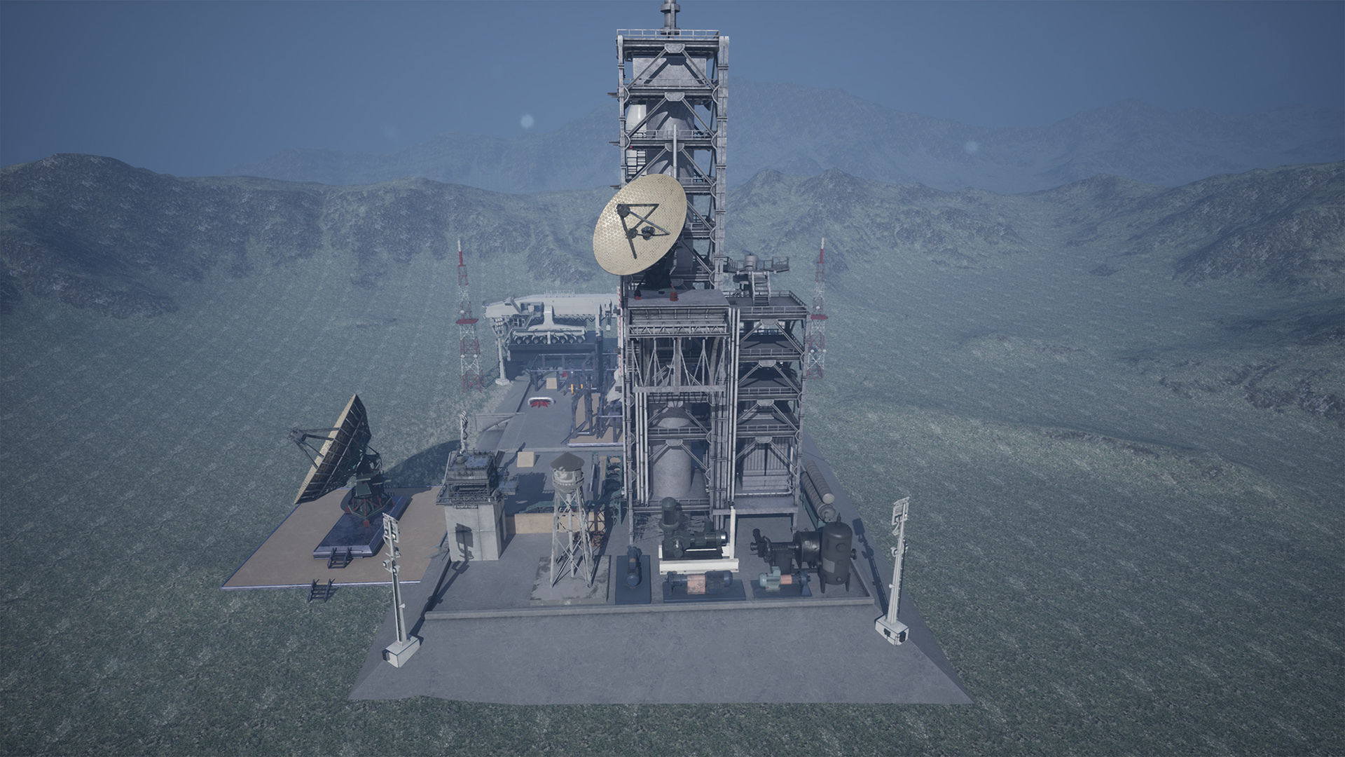 Chinese Rocket Launch  220 Assets Low-poly 3D model_7