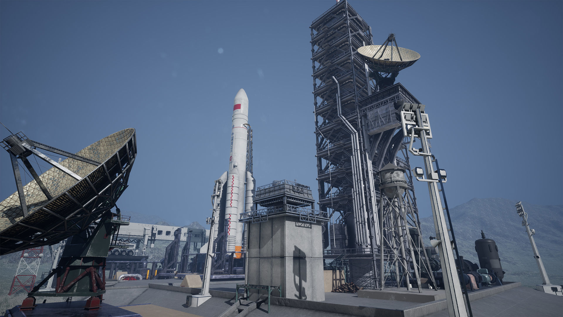 Chinese Rocket Launch  220 Assets Low-poly 3D model_15