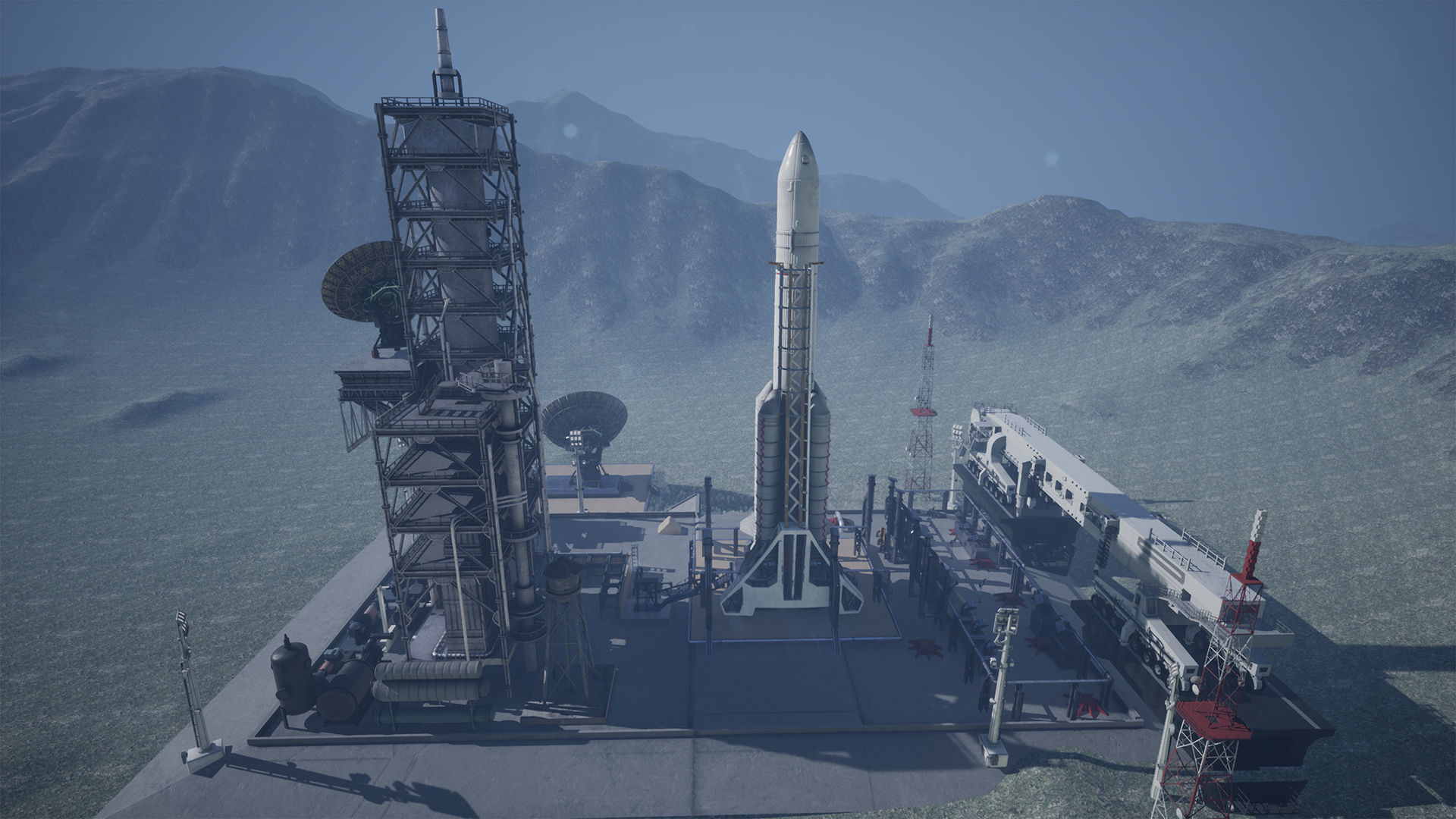 Chinese Rocket Launch  220 Assets Low-poly 3D model_5