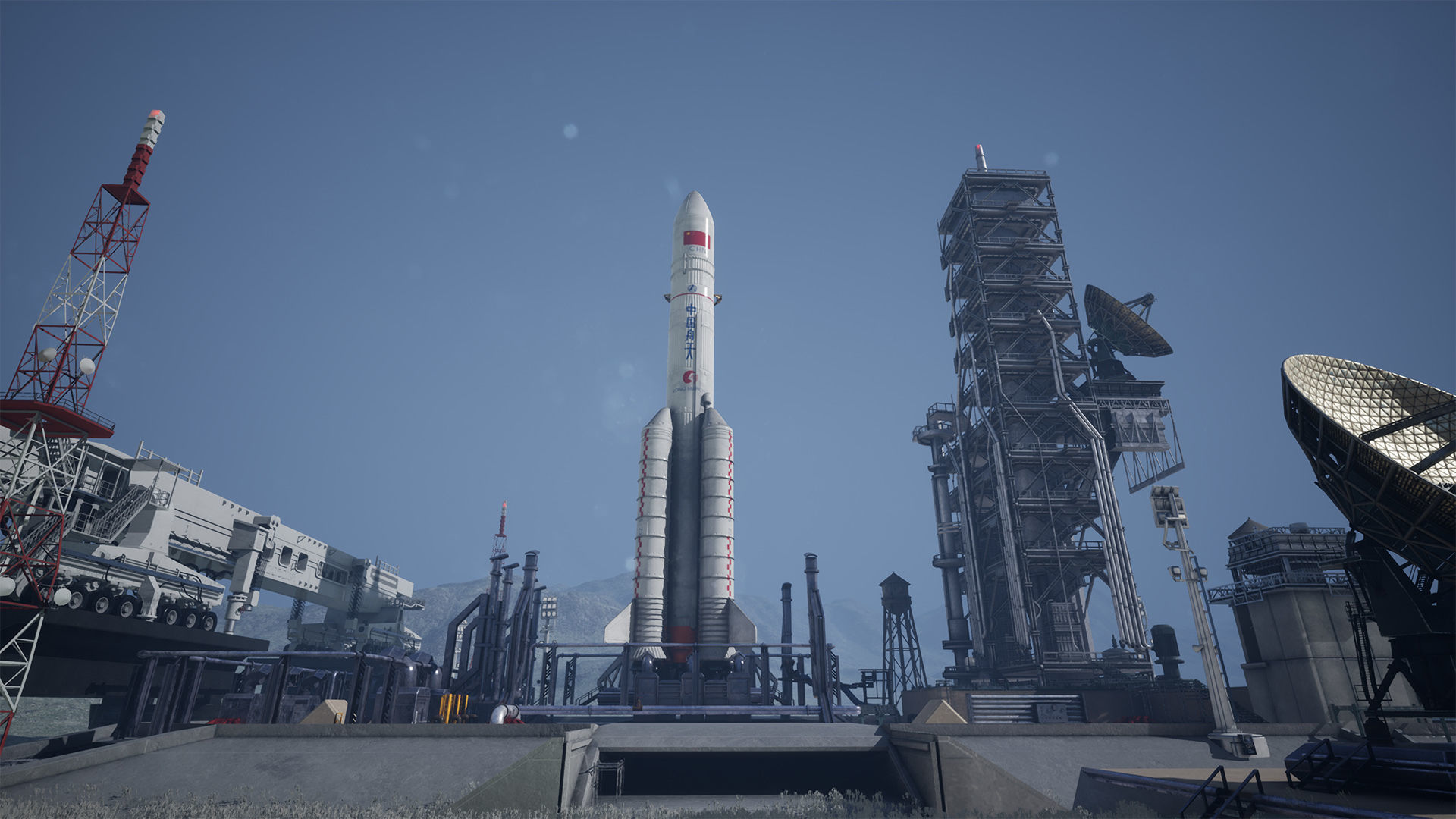 Chinese Rocket Launch  220 Assets Low-poly 3D model_16