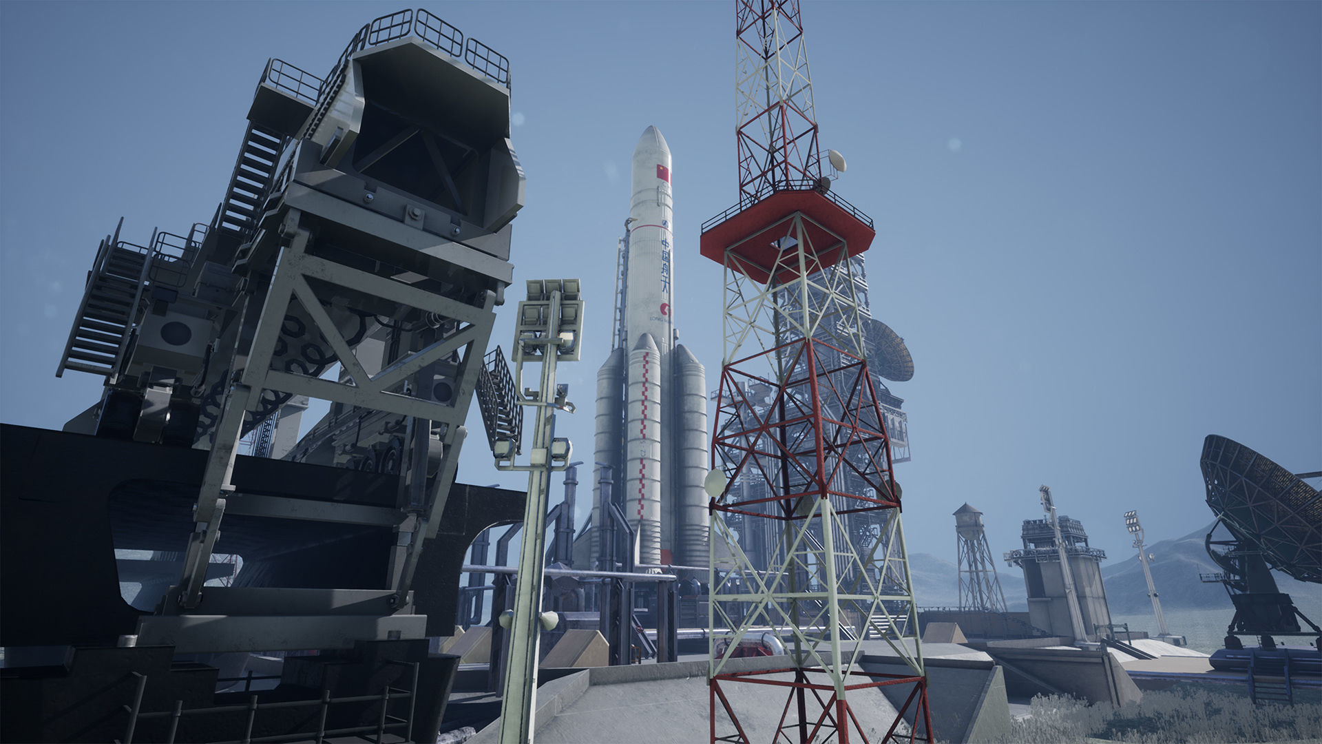 Chinese Rocket Launch  220 Assets Low-poly 3D model_11