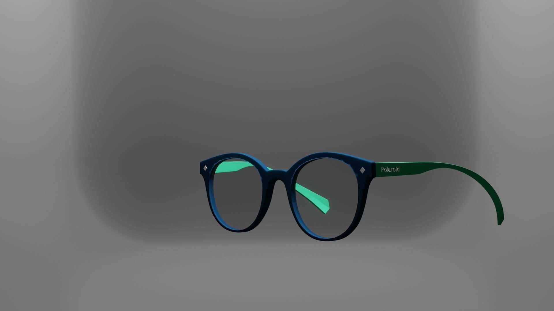 Polaroid Sunglasses 02 for Augmented Reality Low-poly 3D model_3