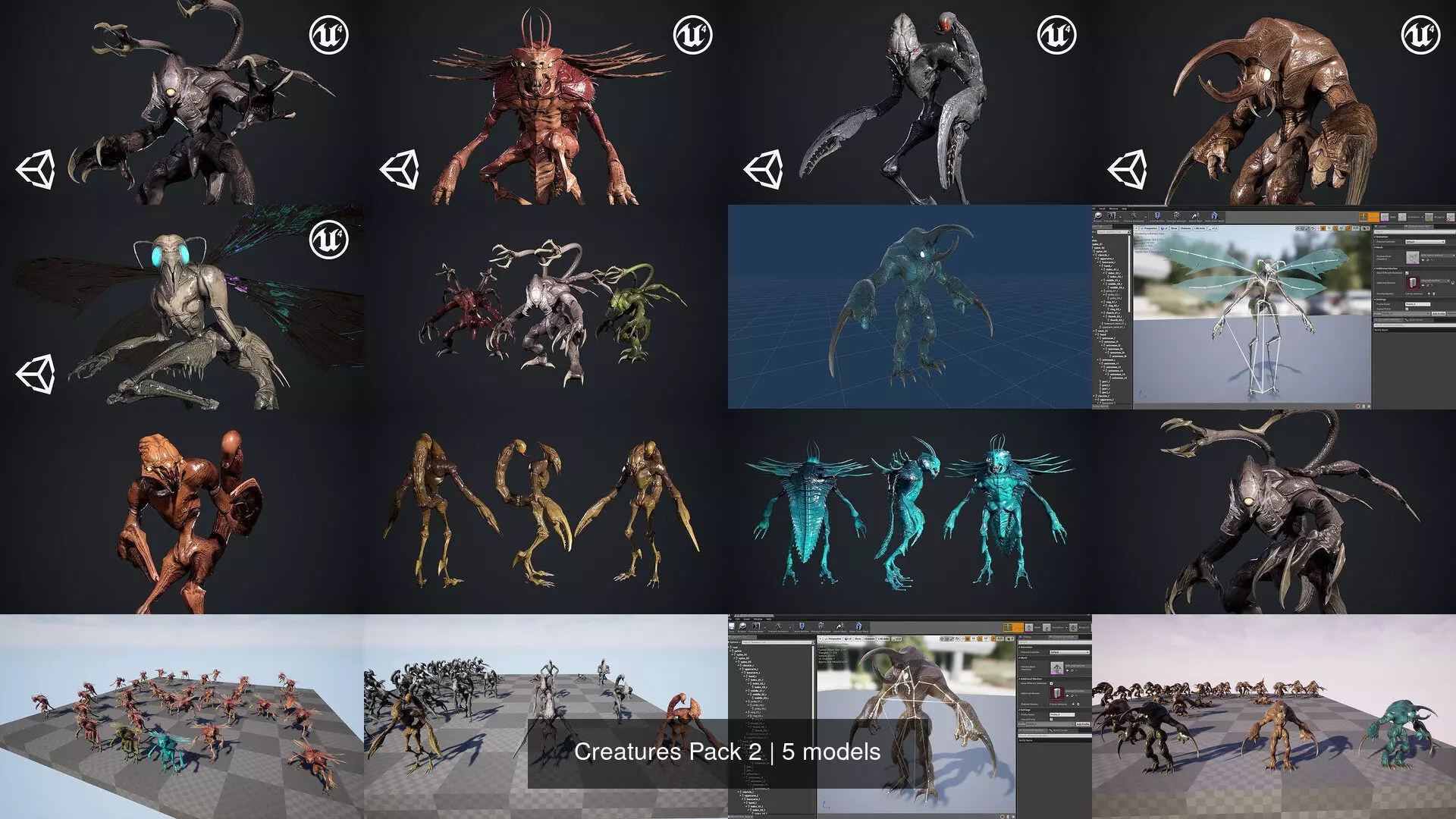 Creatures Pack 2 3D Model Collection_21