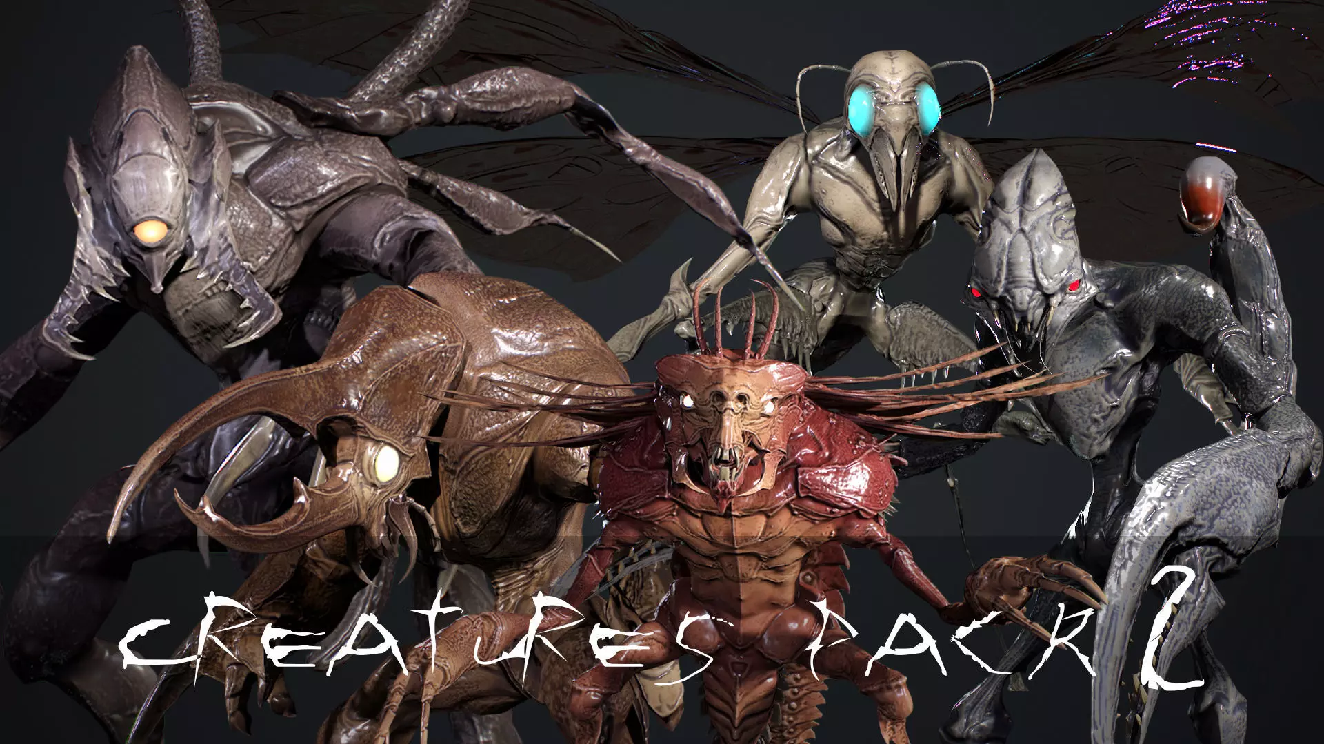 Creatures Pack 2 3D Model Collection_0