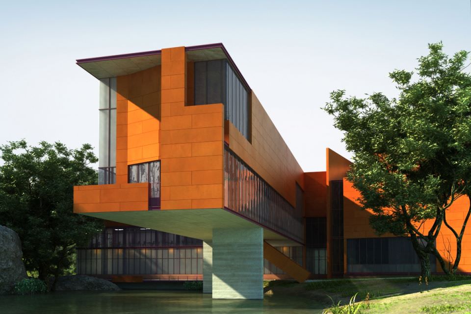 Photorealistic Commercial Buiding Collection 3D model_1