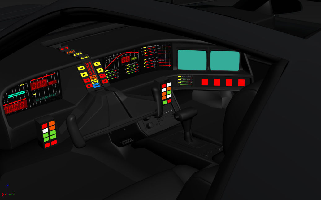 Knight Rider 3D model_11
