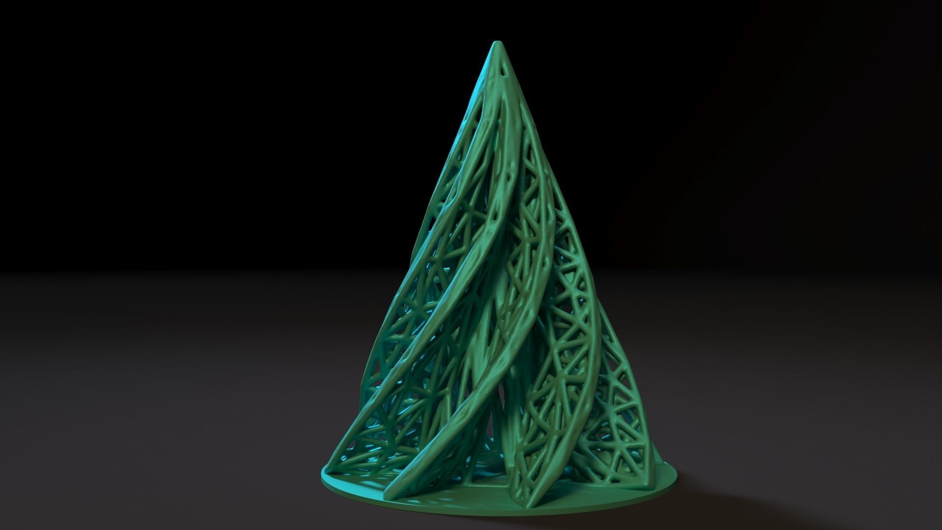 Christmas tree 4 3D print model_1
