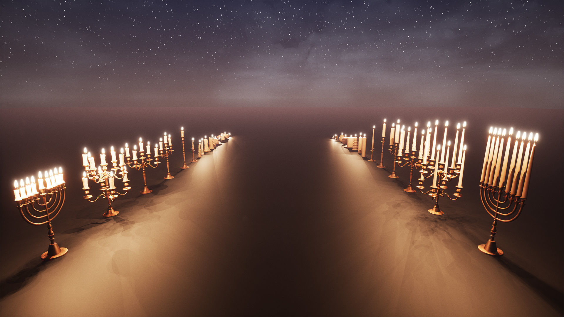 Candles Package 100 Variations Low-poly 3D model_4