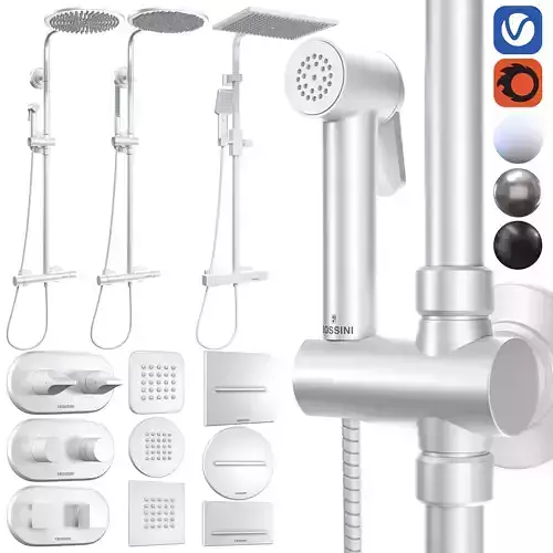 bossini faucet set 3D model