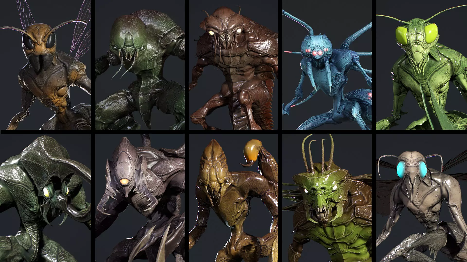 Creatures Super Pack  3D Model Collection_0