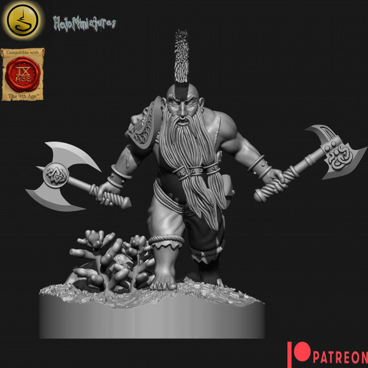 Dwarf seekers 3D print model_1