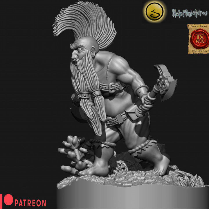 Dwarf seekers 3D print model_12