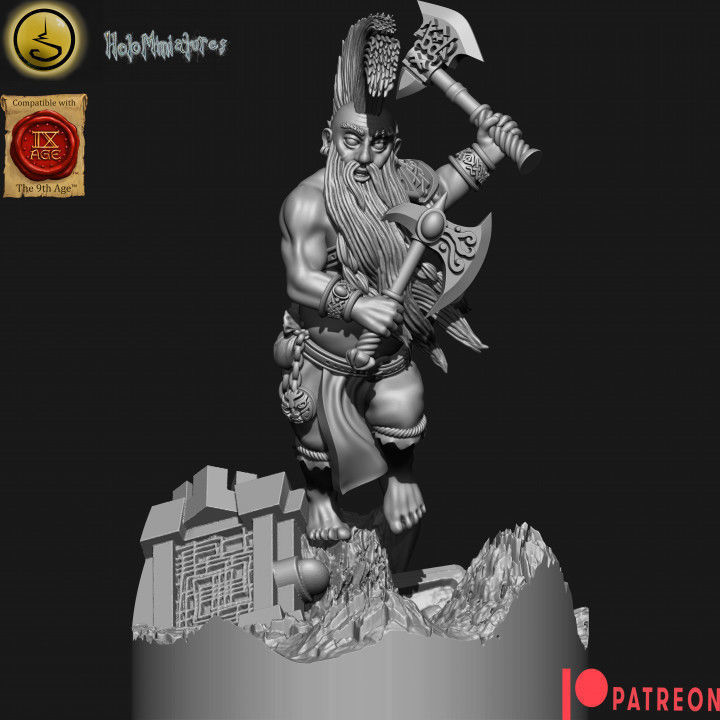 Dwarf seekers 3D print model_16