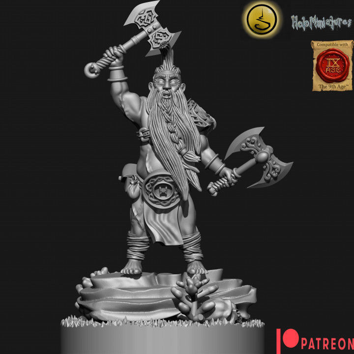 Dwarf seekers 3D print model_11