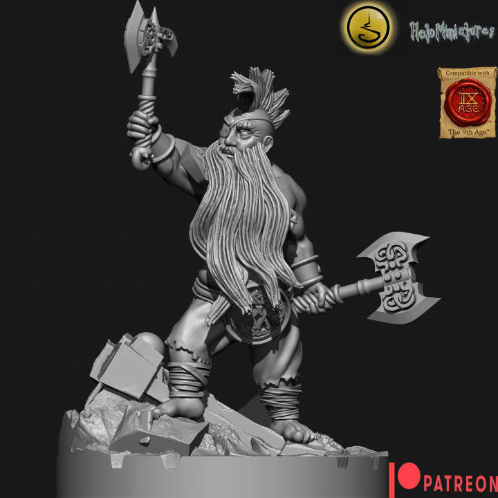 Dwarf seekers 3D print model_8