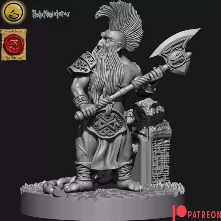 Dwarf seekers 3D print model_0