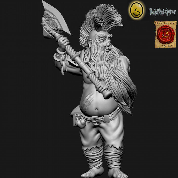 Dwarf seekers 3D print model_2