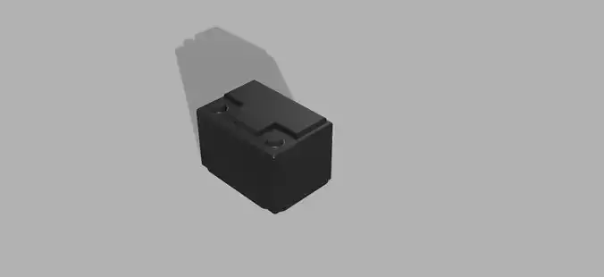 Car battery 3D print model