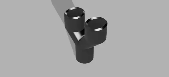 Car Exhaust Tips Set 3D print model