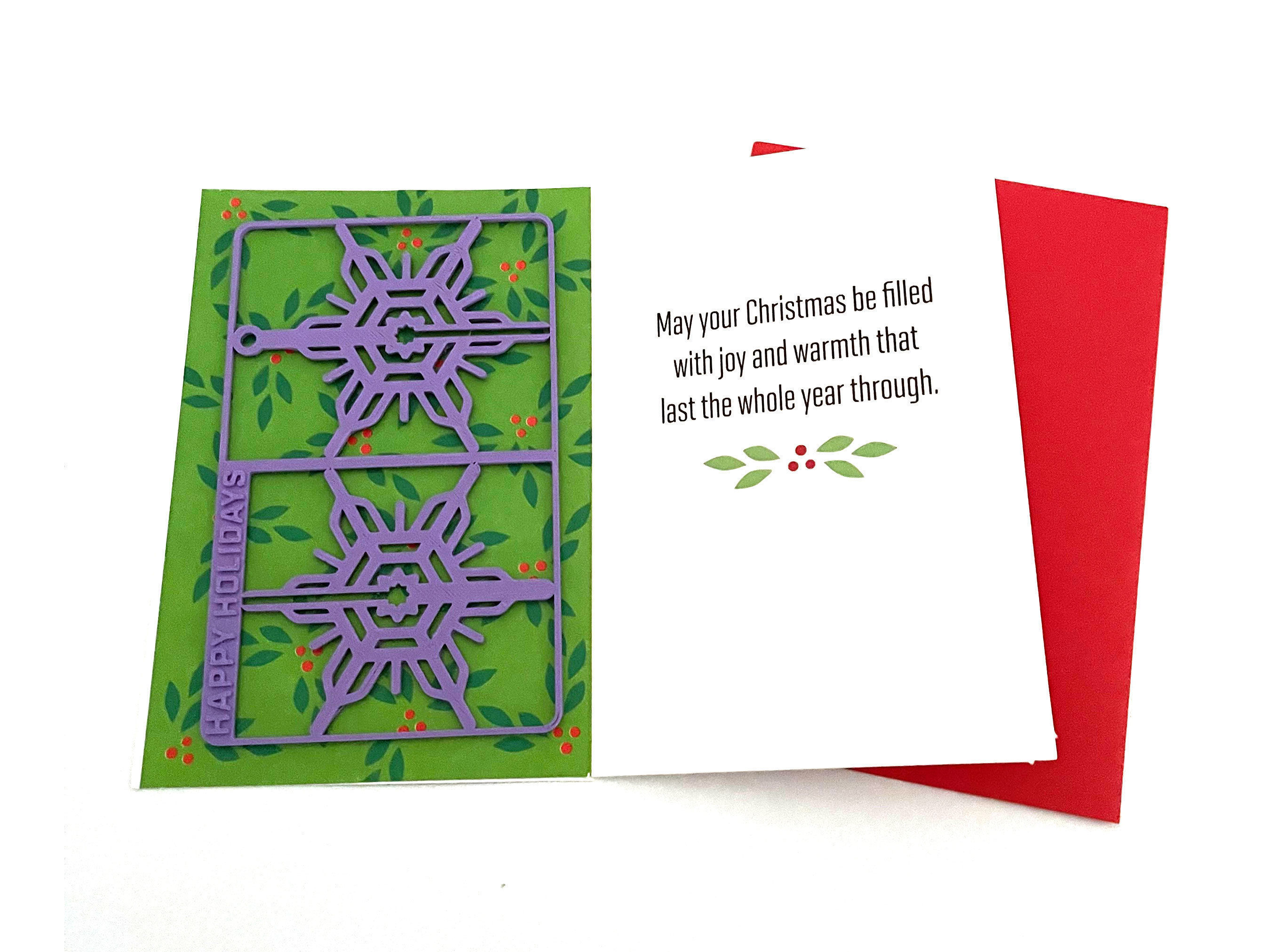 Snow Stocking Sprue 3D Printable Royalty Free Holiday Ornament 3D print model_7