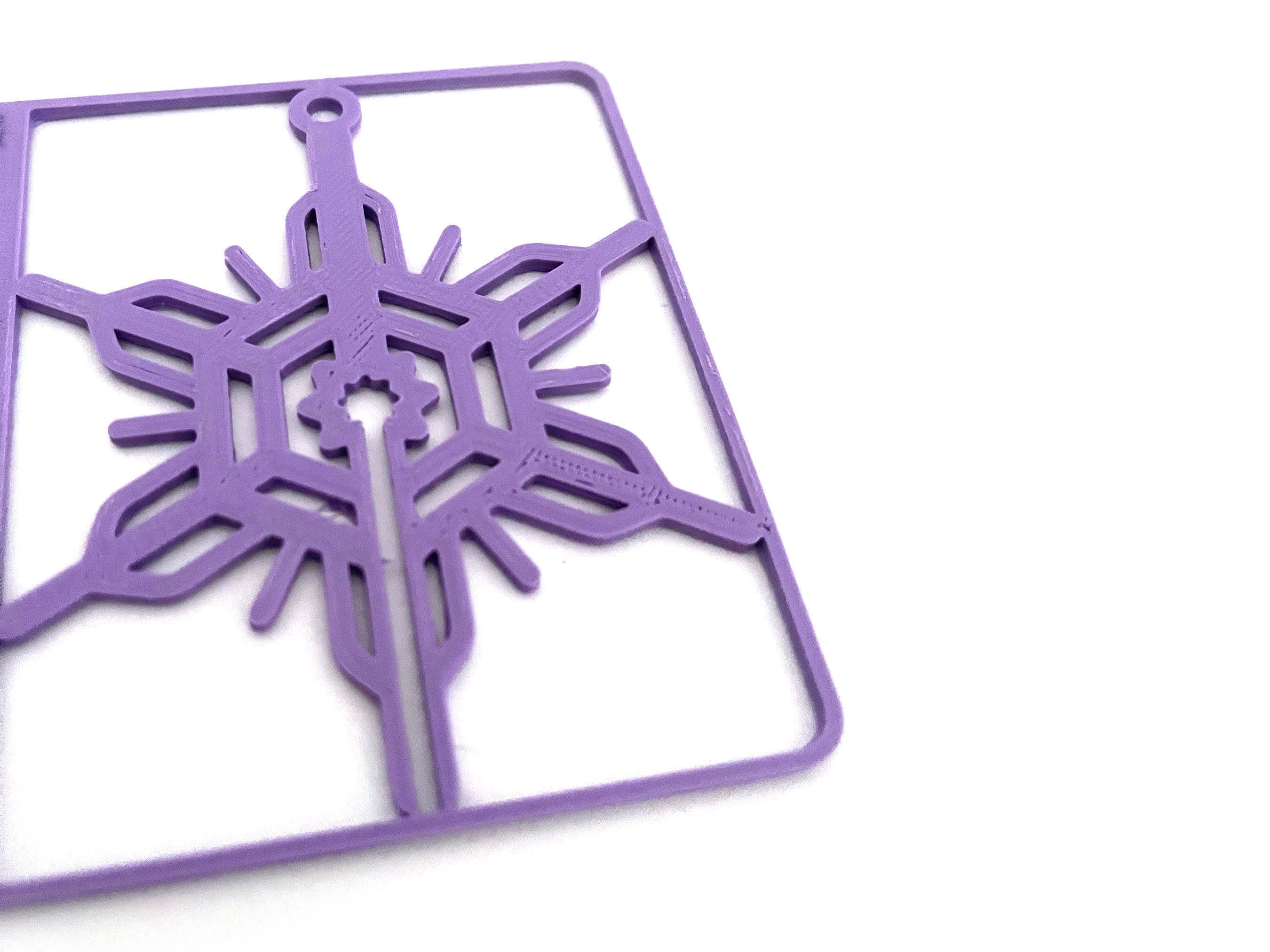 Snow Stocking Sprue 3D Printable Royalty Free Holiday Ornament 3D print model_2