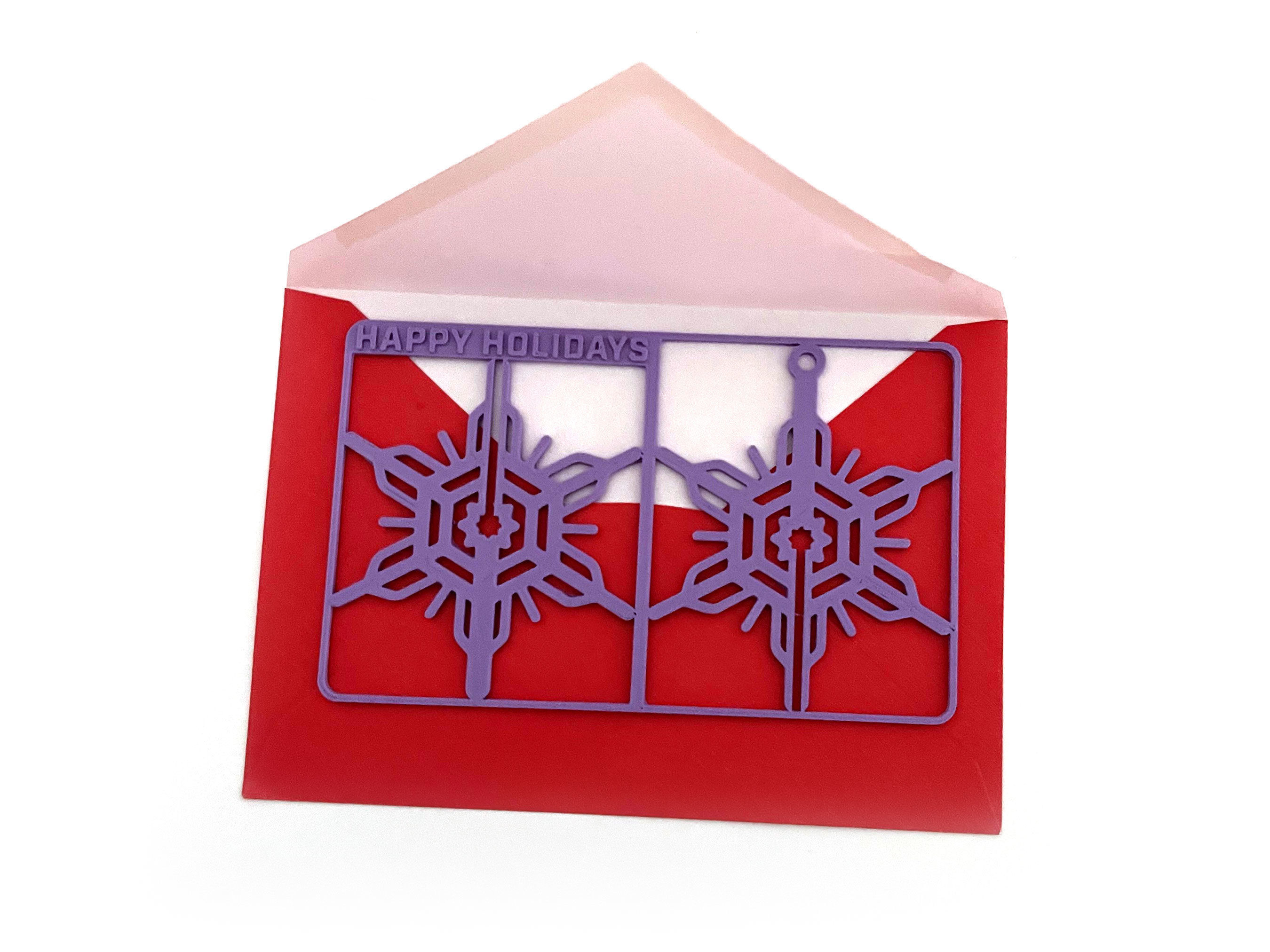 Snow Stocking Sprue 3D Printable Royalty Free Holiday Ornament 3D print model_8