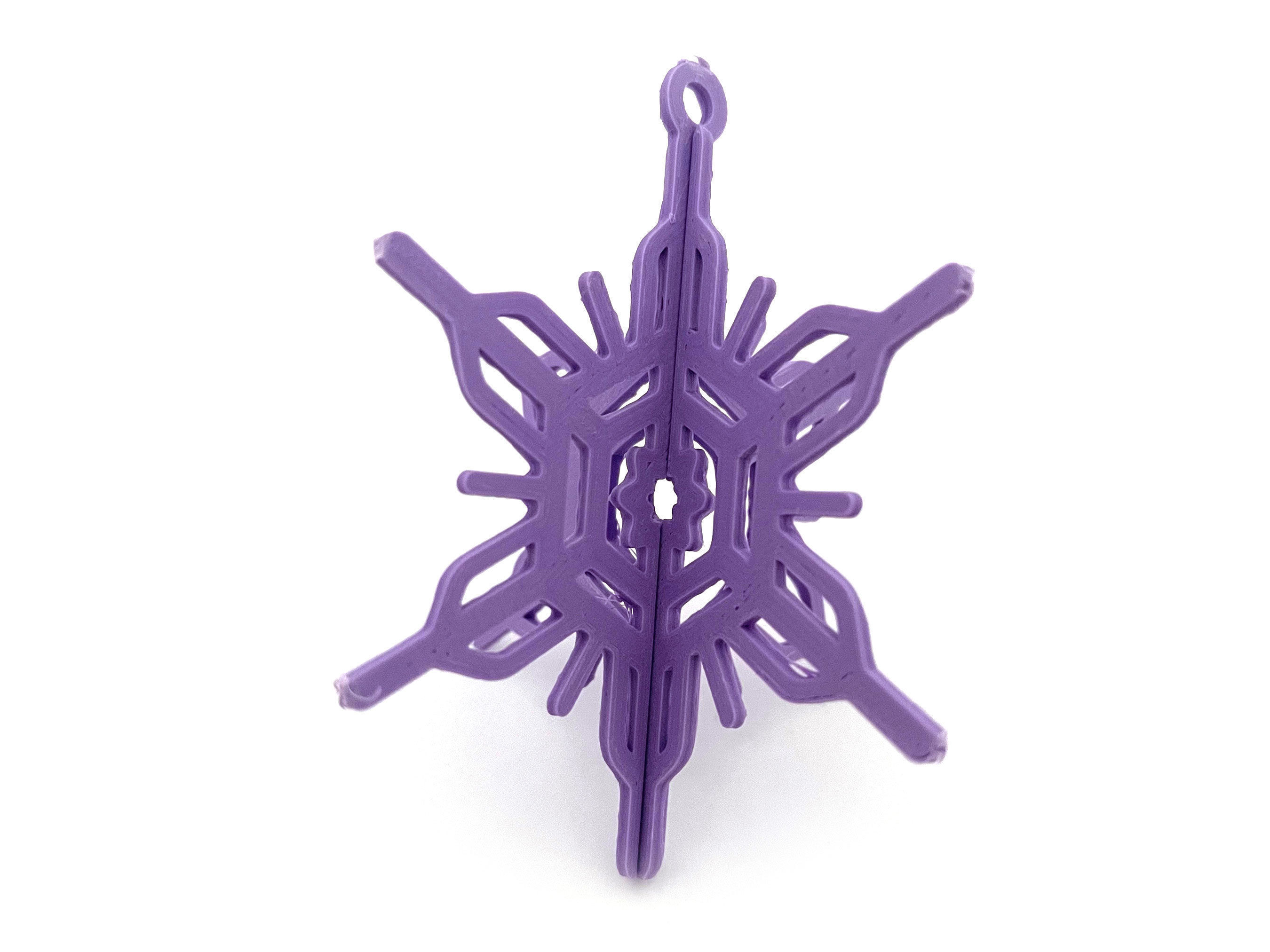 Snow Stocking Sprue 3D Printable Royalty Free Holiday Ornament 3D print model_5