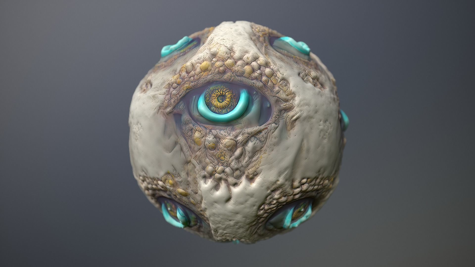 Material Skin Monster 13 Seamless PBR Texture Texture_10