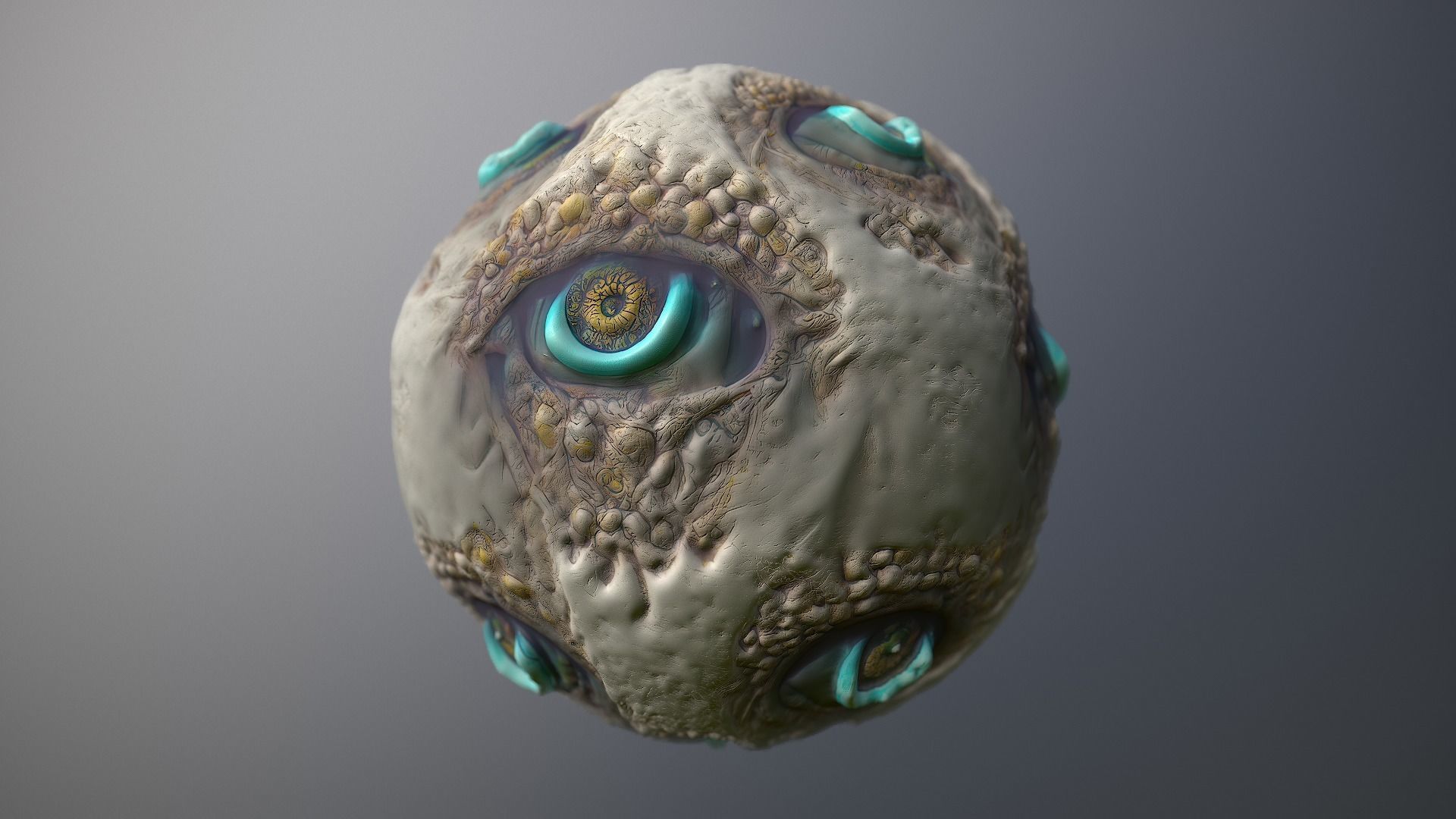 Material Skin Monster 13 Seamless PBR Texture Texture_8