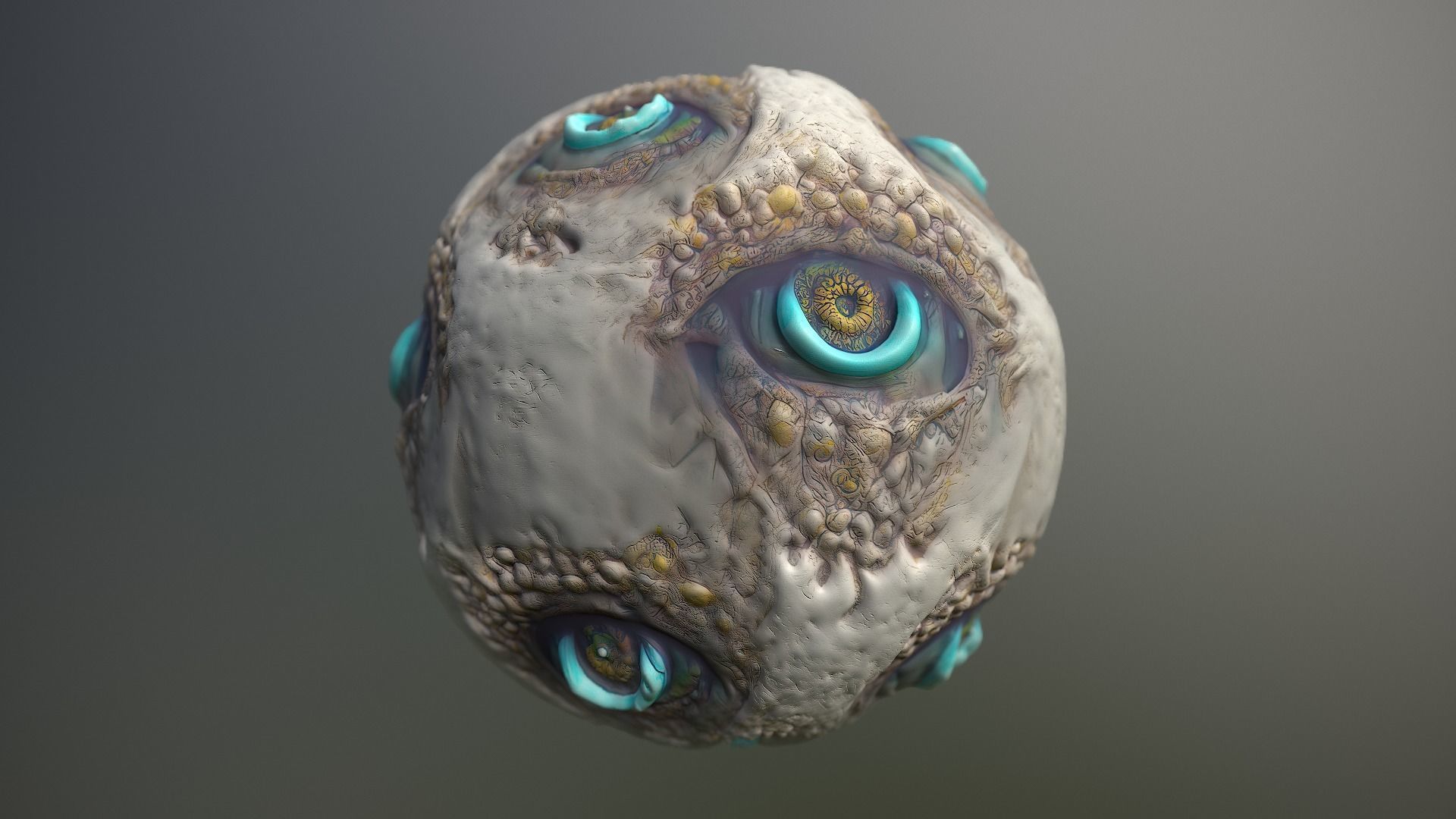 Material Skin Monster 13 Seamless PBR Texture Texture_13