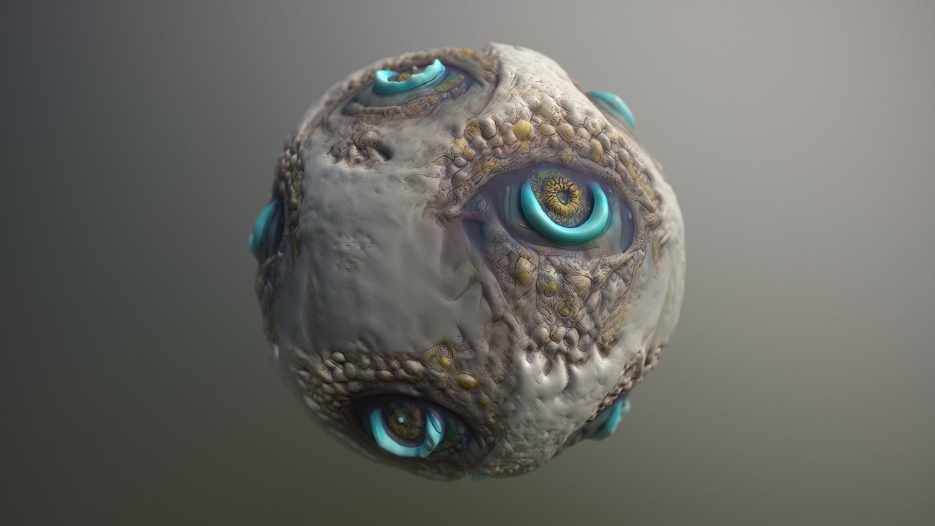 Material Skin Monster 13 Seamless PBR Texture Texture_15