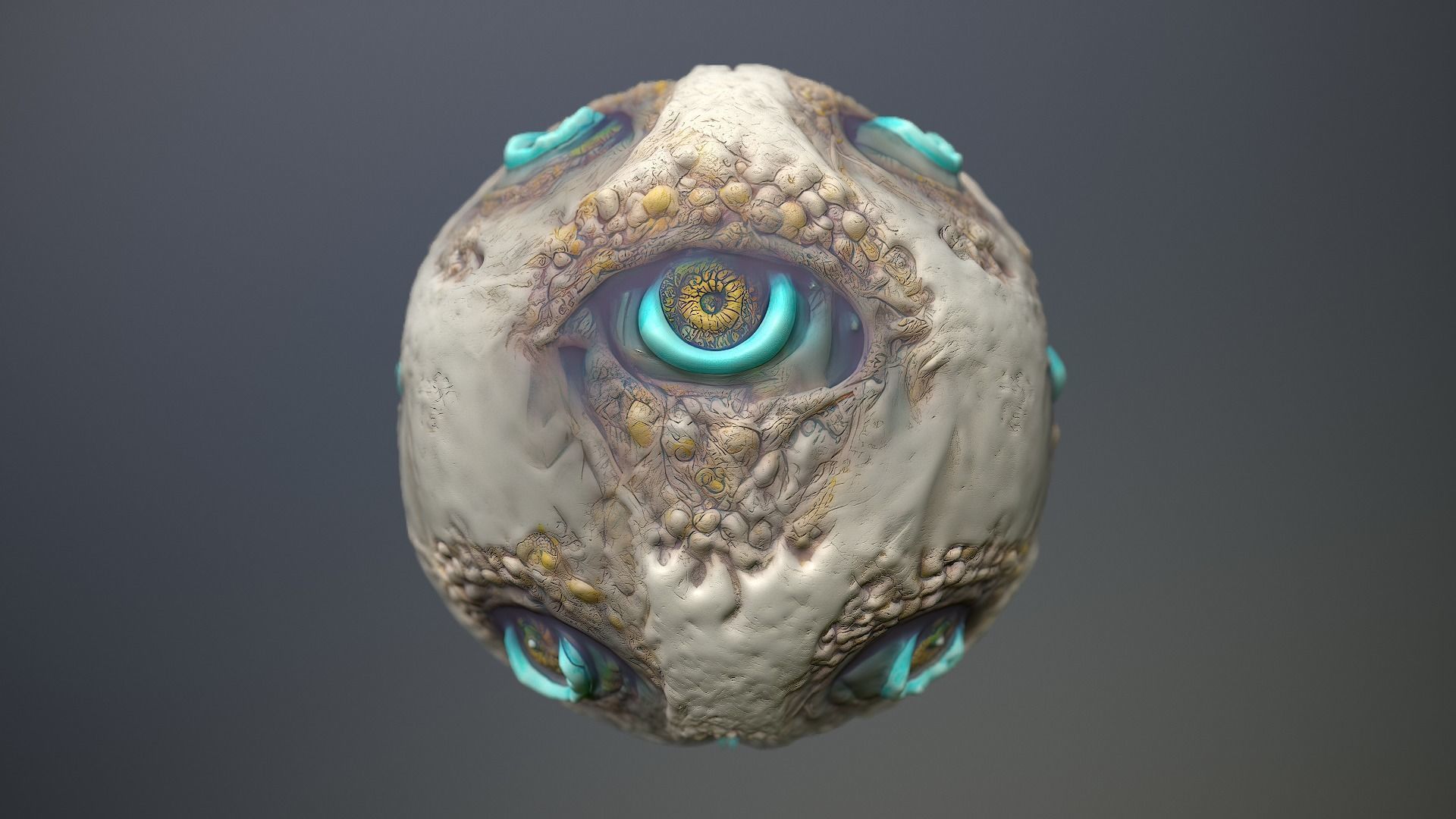 Material Skin Monster 13 Seamless PBR Texture Texture_11