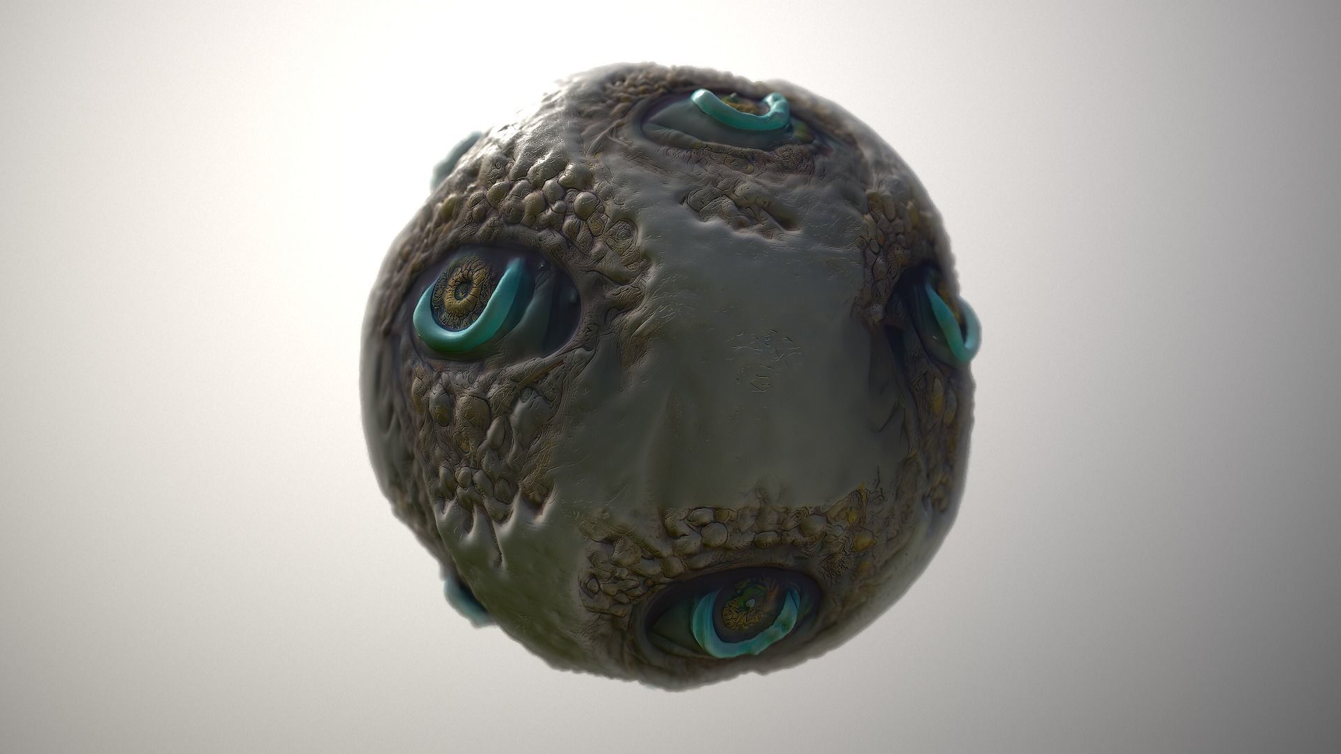 Material Skin Monster 13 Seamless PBR Texture Texture_4
