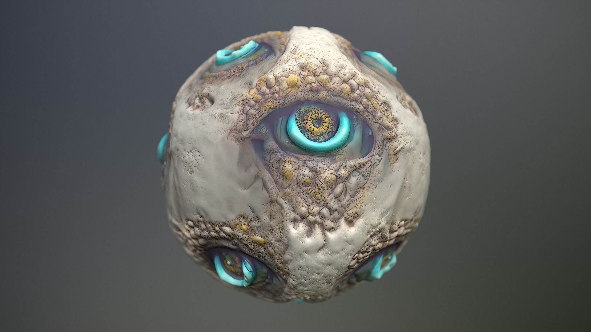 Material Skin Monster 13 Seamless PBR Texture Texture_14