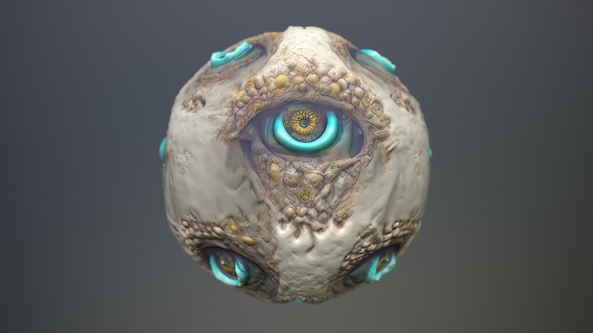 Material Skin Monster 13 Seamless PBR Texture Texture_12