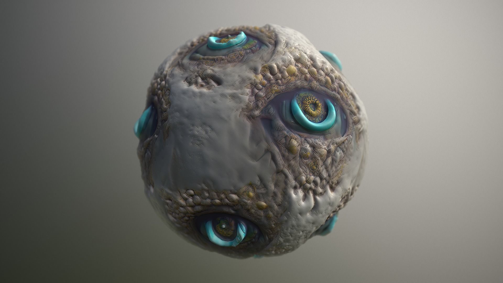 Material Skin Monster 13 Seamless PBR Texture Texture_16