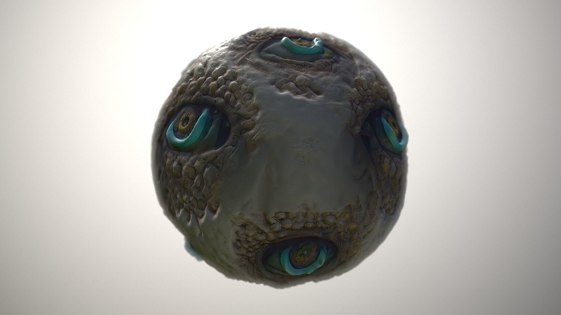 Material Skin Monster 13 Seamless PBR Texture Texture_3