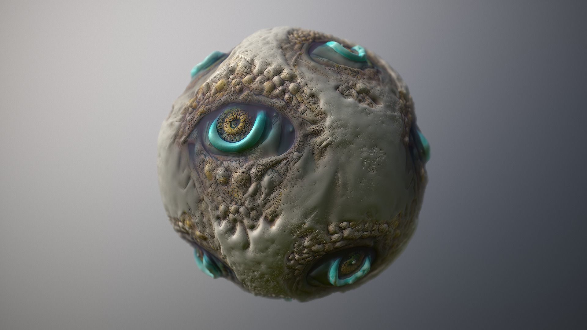 Material Skin Monster 13 Seamless PBR Texture Texture_7
