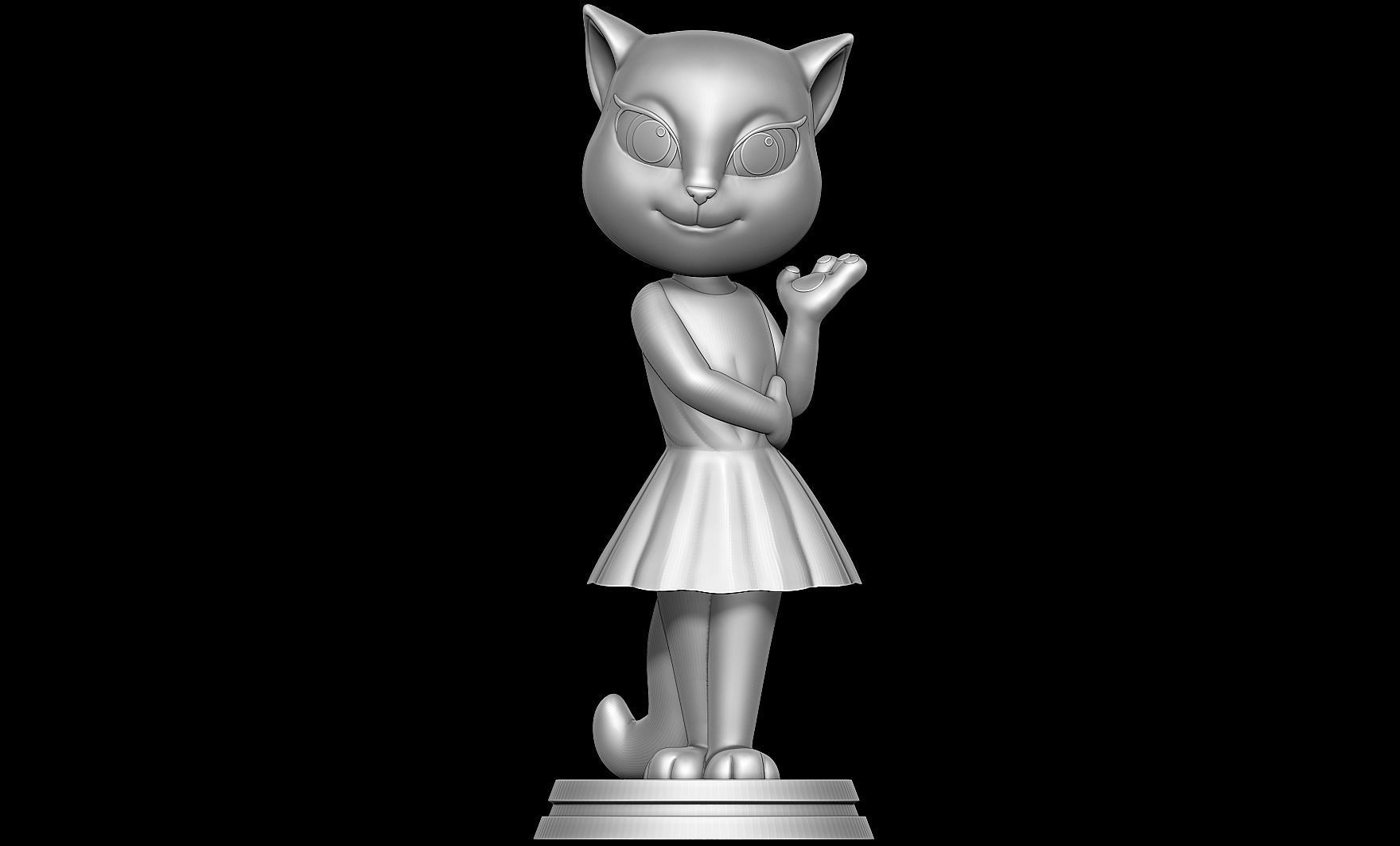 Angela - My Talking Angela 3D print model_5