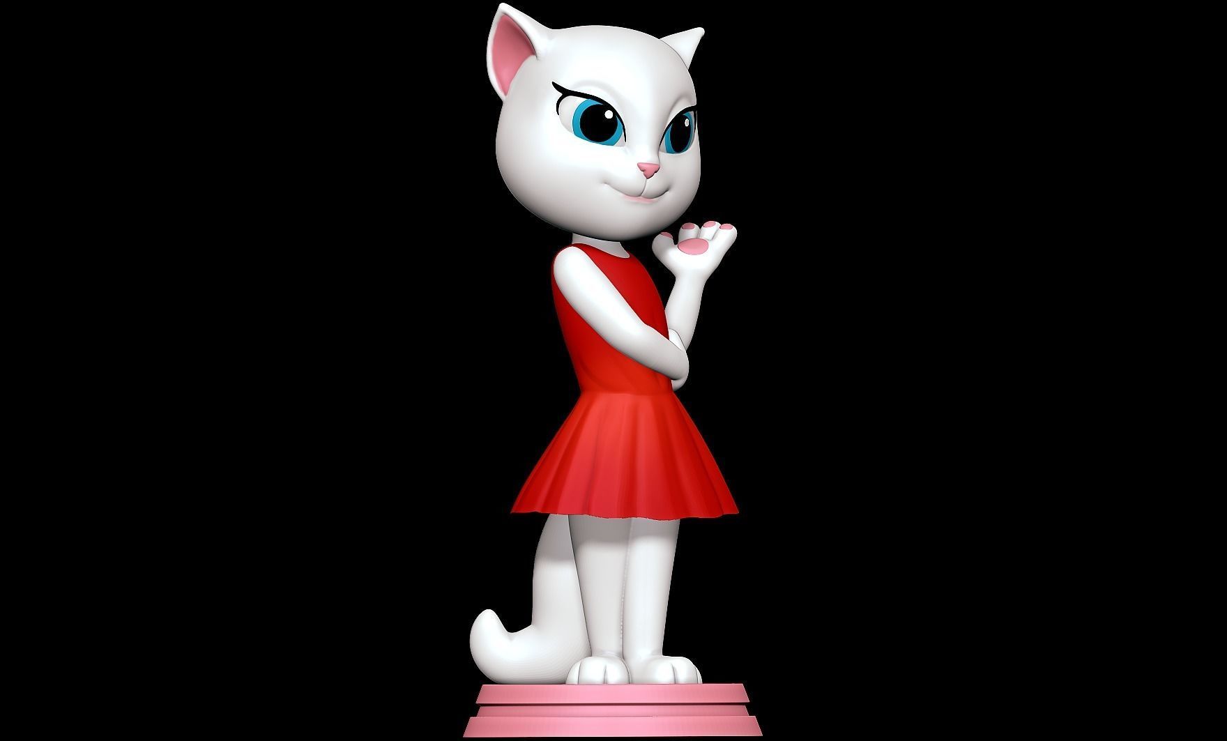 Angela - My Talking Angela 3D print model_1