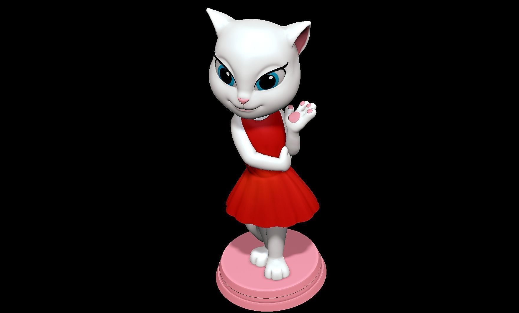 Angela - My Talking Angela 3D print model_4
