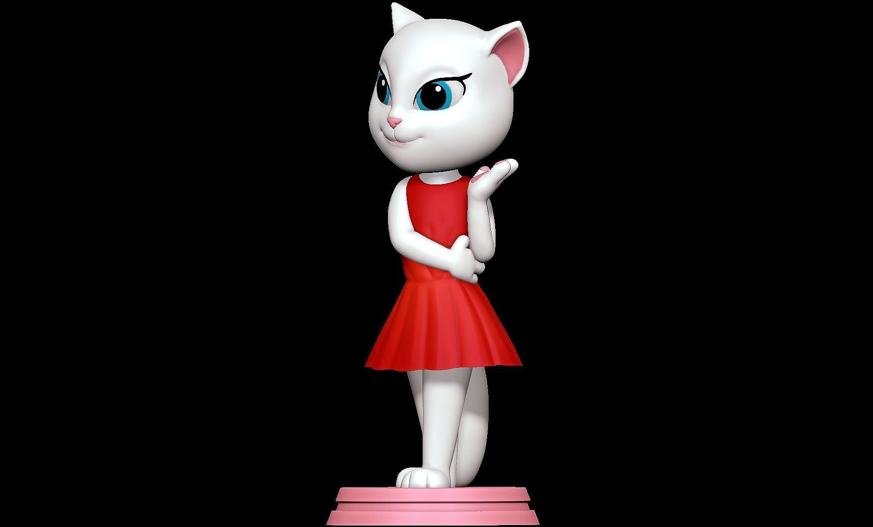Angela - My Talking Angela 3D print model_3