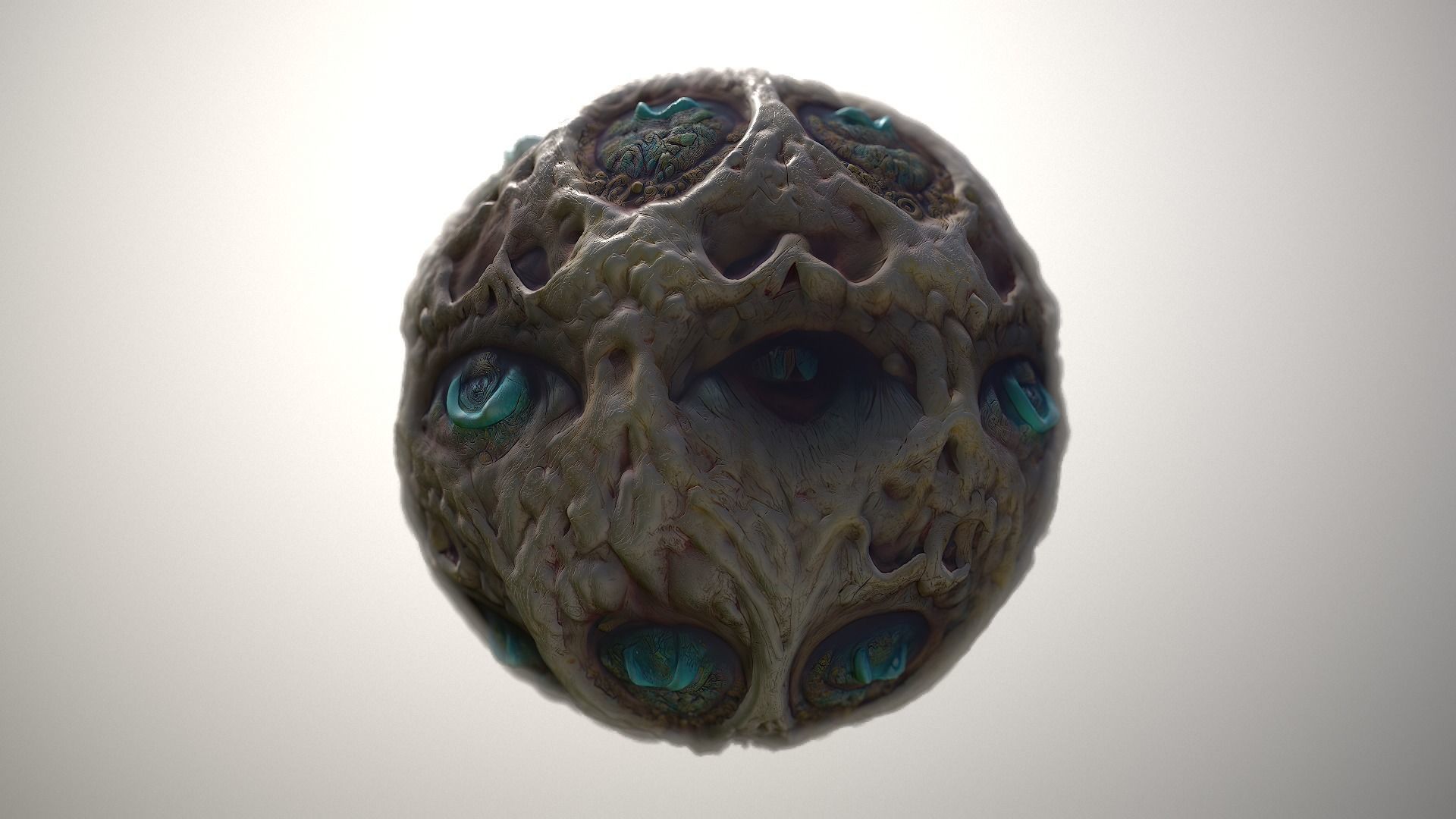 Material Skin Monster 12 Seamless PBR Texture Texture_3