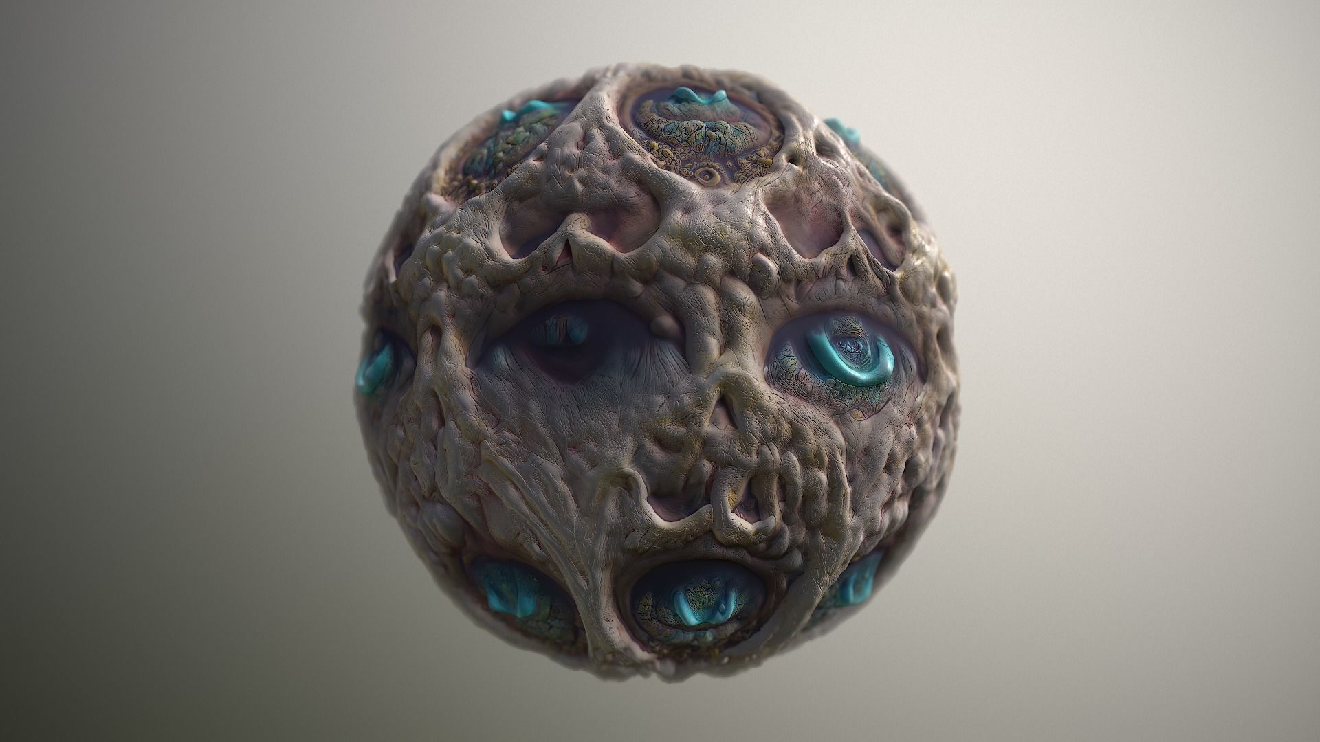 Material Skin Monster 12 Seamless PBR Texture Texture_17