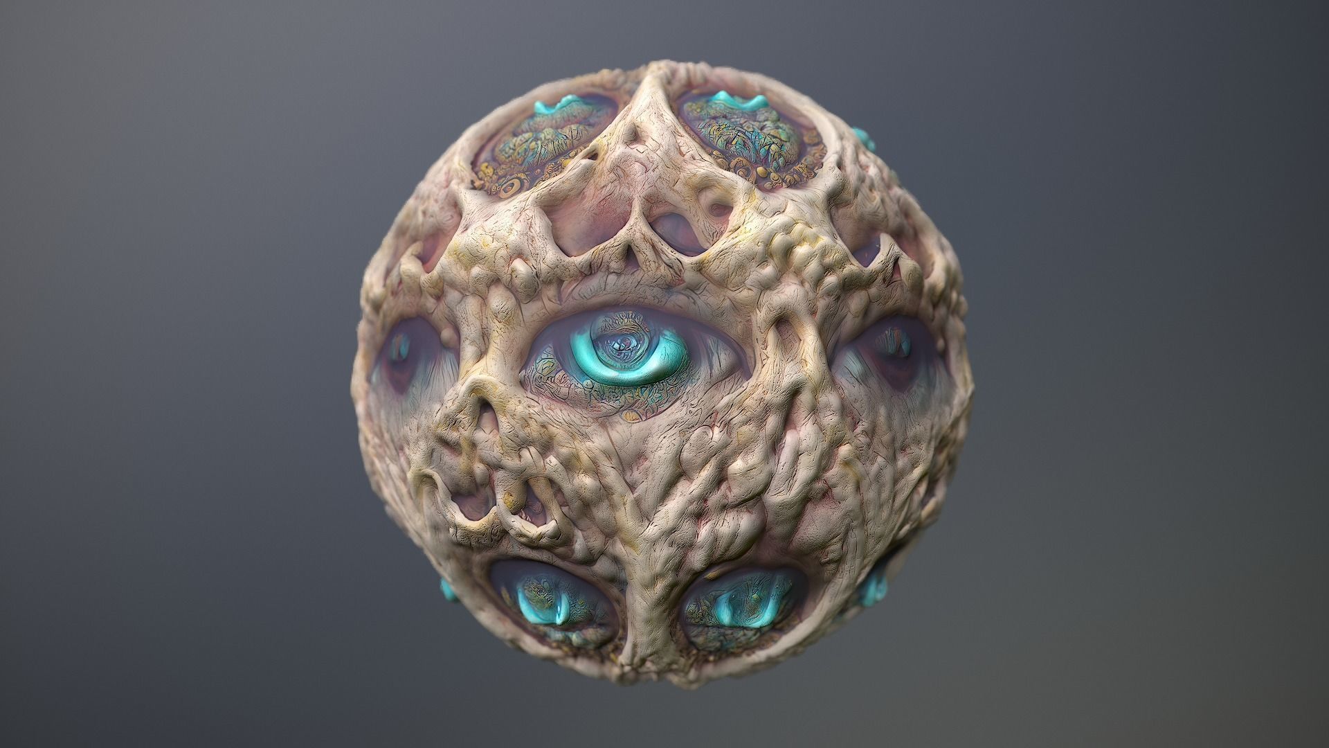 Material Skin Monster 12 Seamless PBR Texture Texture_10
