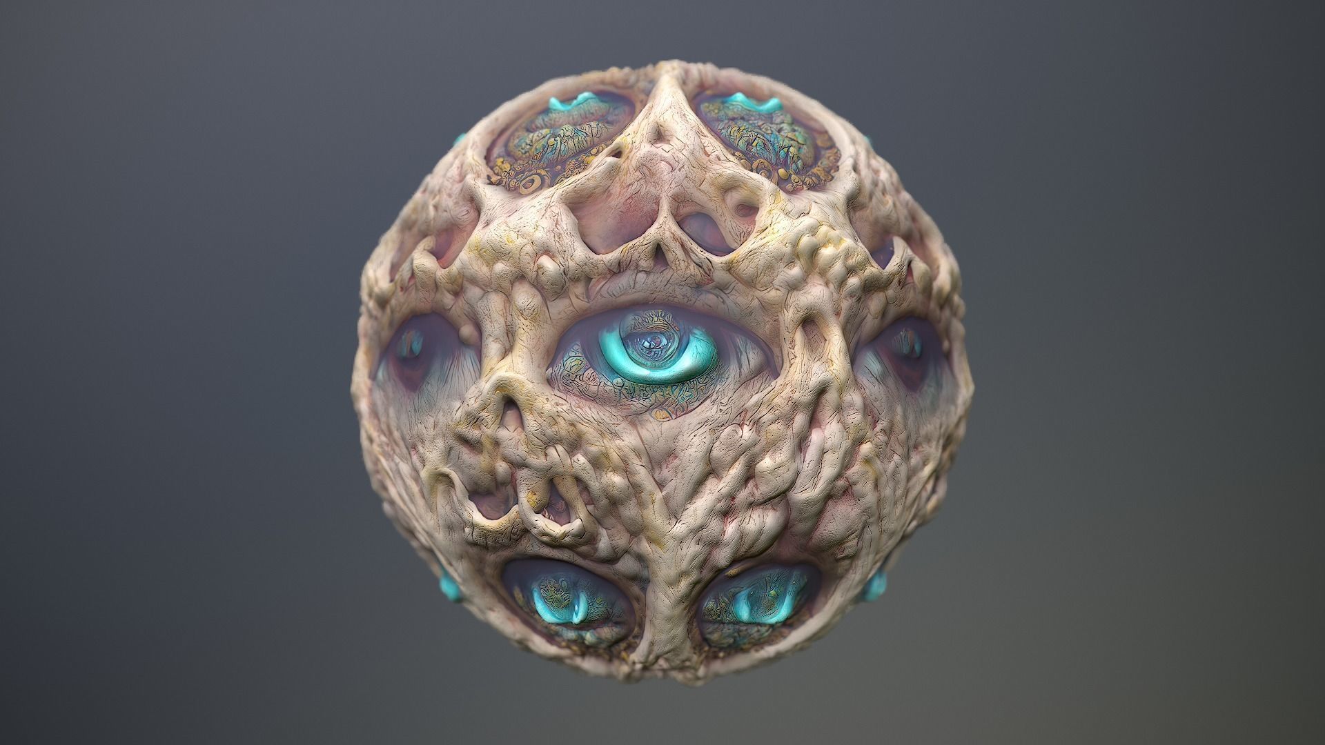 Material Skin Monster 12 Seamless PBR Texture Texture_11